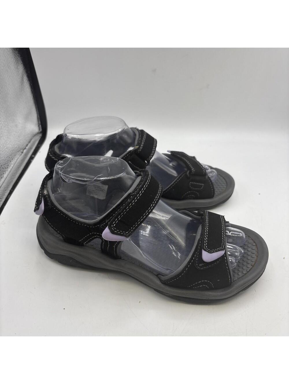 Khombu Womens Sandals Size 7 M Black & Purple